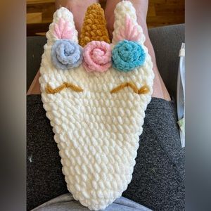Crocheted Unicorn Purse